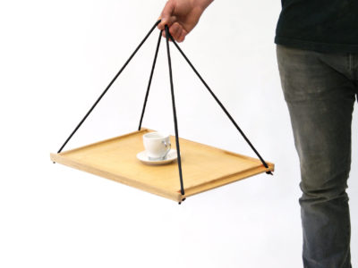 Swinging tea tray