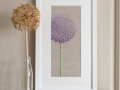Allium Head Embroidery Kit -Jo Butcher