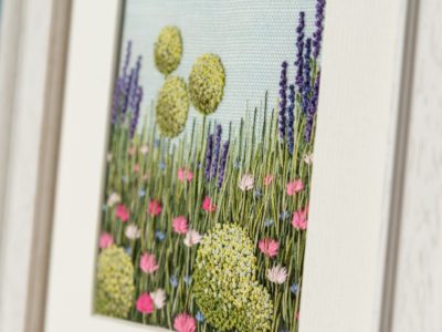 Allium Meadow Embroidery Kit-Jo Butcher