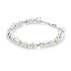 gold and silver bracelet