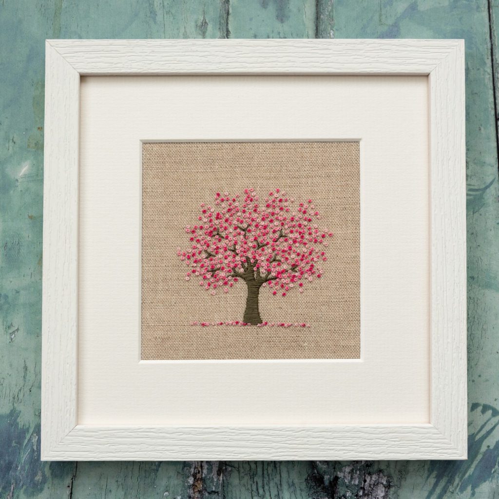 Cherry Blossom Tree Embroidery Kit