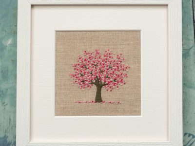 Cherry Blossom Tree Embroidery Kit- Jo Butcher