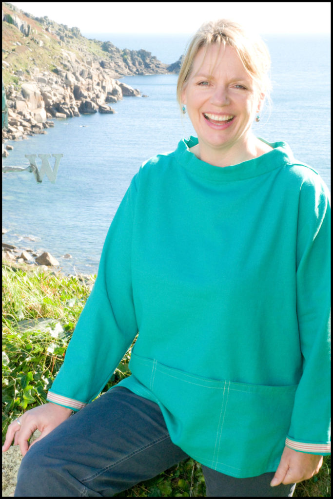 Cornishwear Emerald linen/cotton smock