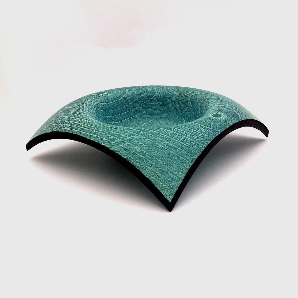 Green square bowl