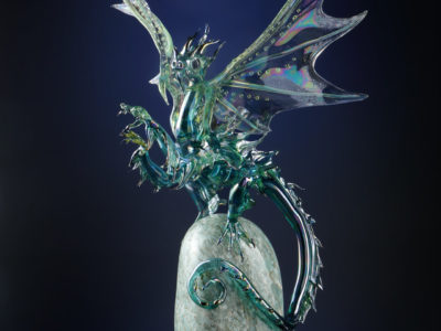 Dragon on Colorado jade