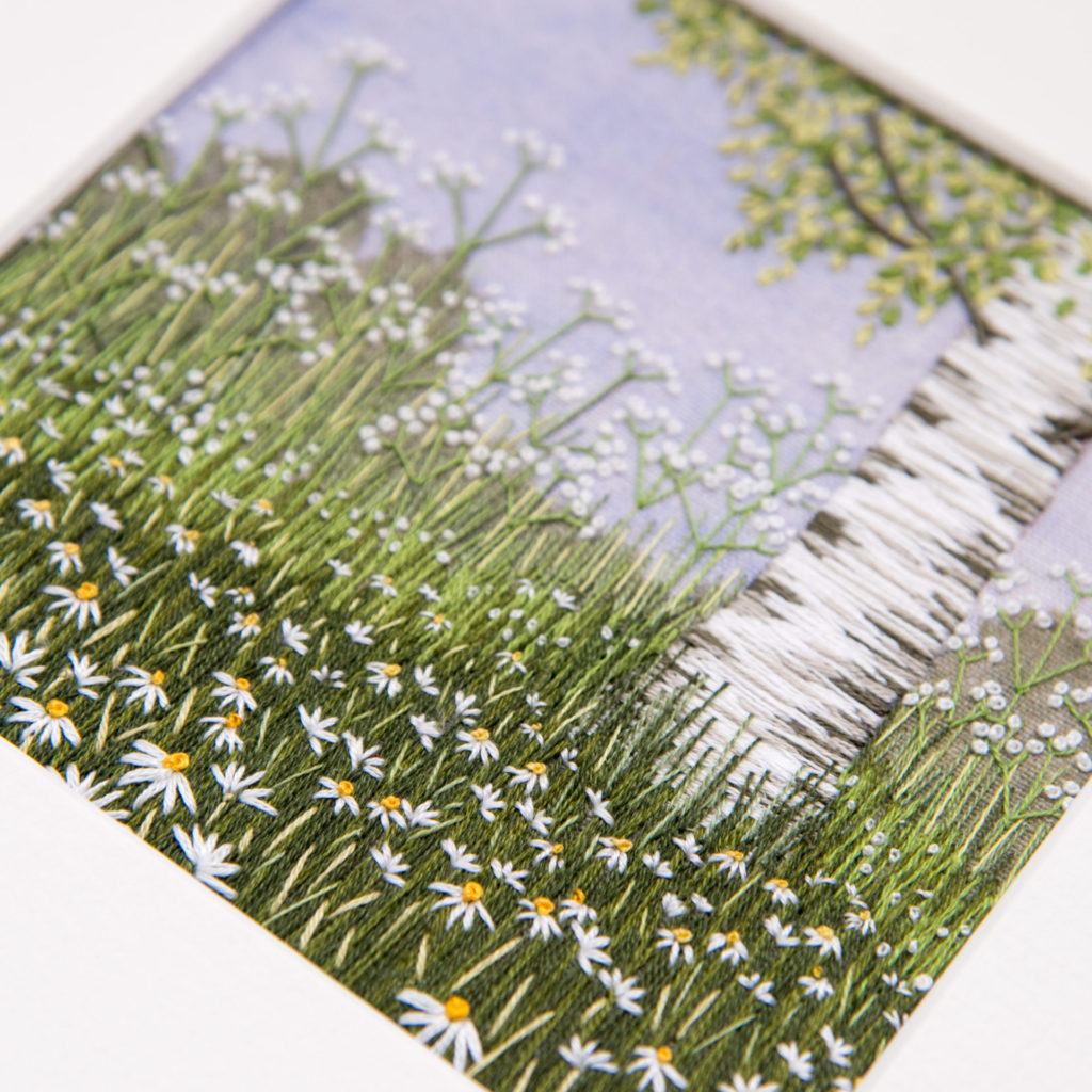 White – Under the Silver Birch Embroidery Kit