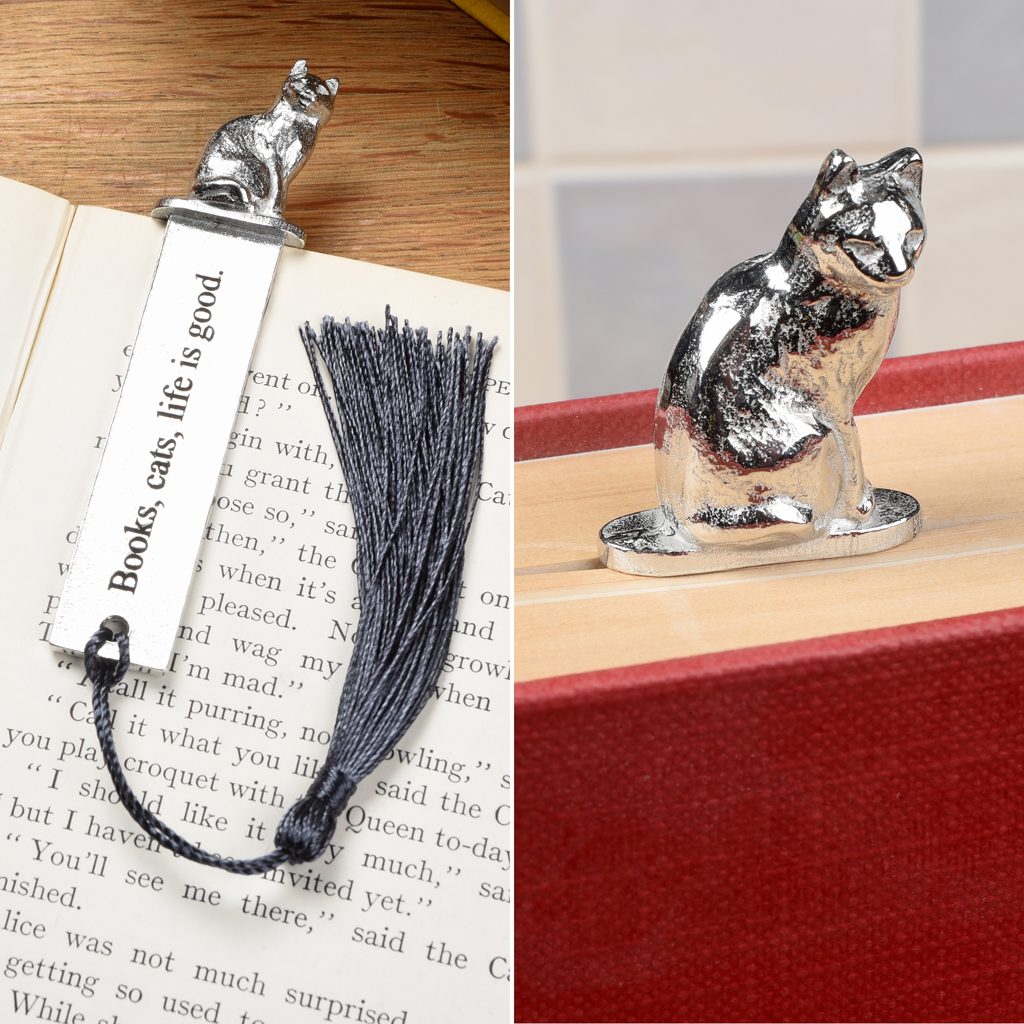 Cat Pewter Bookmark Gift – Gifts For Cat Lovers