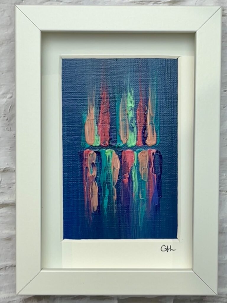 Abstract Mini Oil Painting