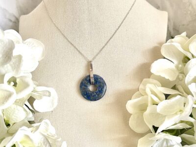 Donut Pendant Lapis Lazuli
