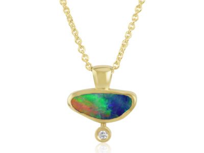 opal blue green