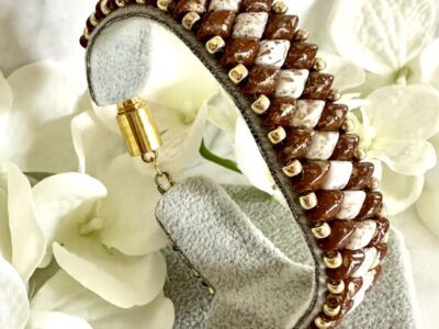 GemDuo Bracelet Cappuccino Reversed