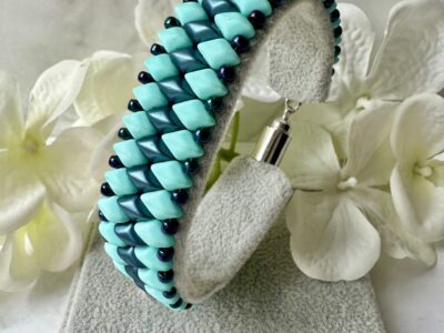 GemDuo Bracelet - Petrol Blue & Mint