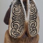 Back of hare, embossed ears