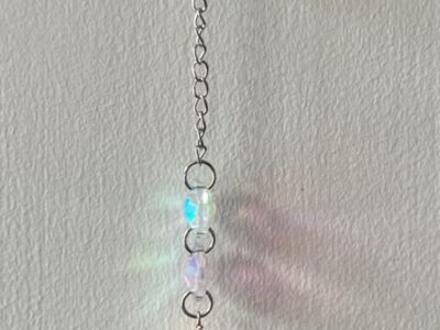Handmade Beaded Suncatcher - Bee (Green)
