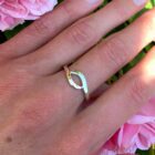 two tone gold ring