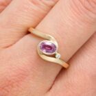 pink sapphire ring