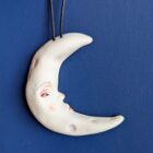 painted man in the moon porcelain