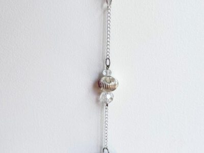 Handmade Beaded Suncatcher - Rainbow Heart