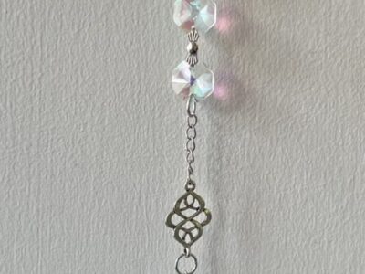Handmade Beaded Suncatcher - Turquoise