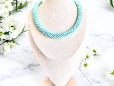 Rope Necklace - Matt Seafoam
