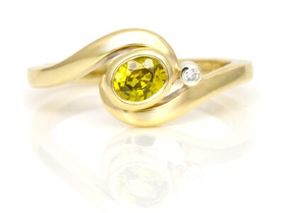 yellow sapphire ring