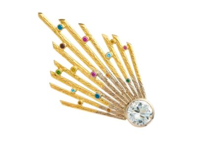 Diamond spray brooch/pendant POA