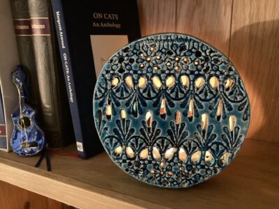 Oriental Blue Round Lantern