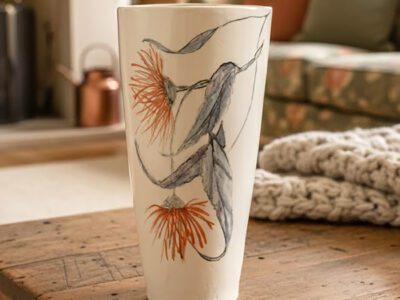 'Flowerdance' Vase - handmade ceramic