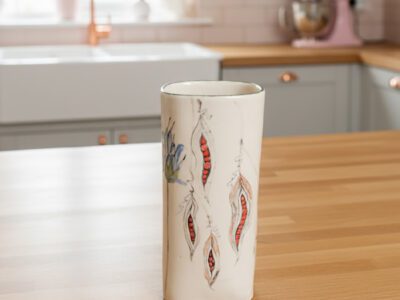 'Venus and Mars' vase - handmade ceramic