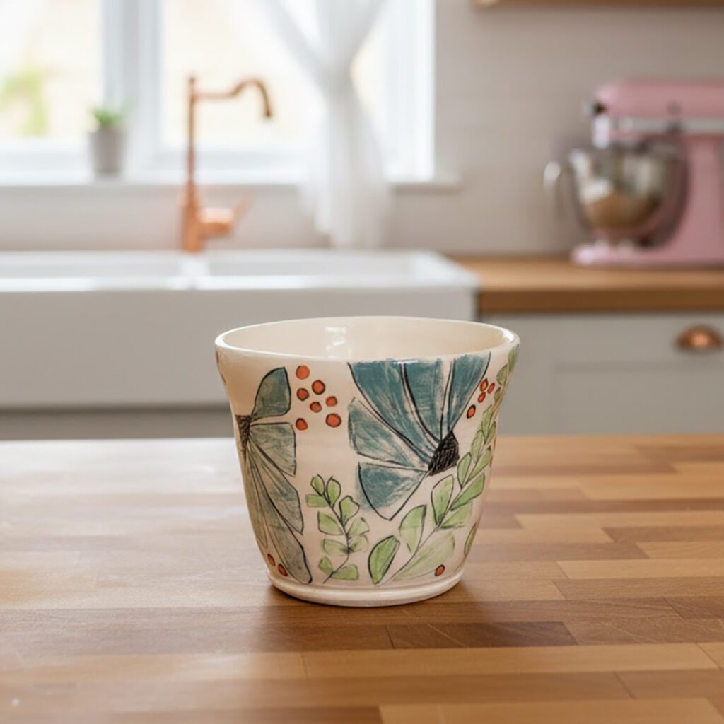 ‘Petrichor’ bowl vase – handmade ceramic