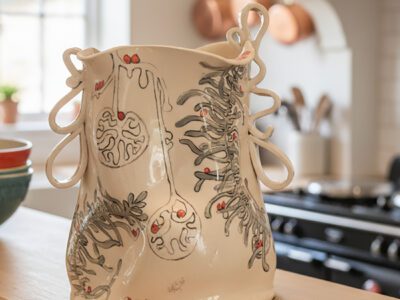 'New Beginnings' bowl vase - handmade ceramic