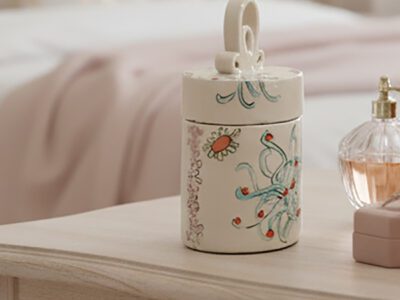 'NewLife' lidded jar - handmade ceramic