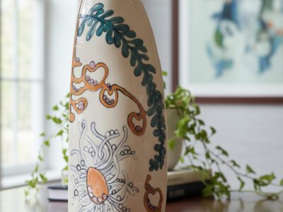 'Seeds of Happiness' Vase - handmade ceramic