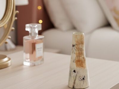 'Dawn Rain' vase - handmade ceramic