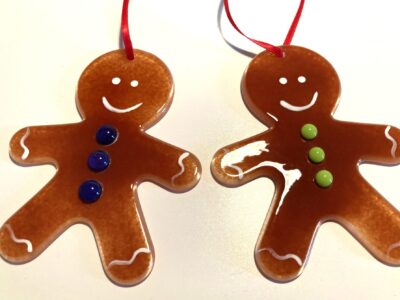 Large Glass Gingerbread Man