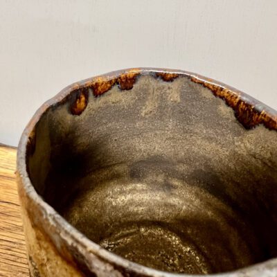 Tree Chawan By Sonya Wilkins Ceramics (glaze close up)